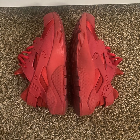 Nike Huarache triple red sz 8.5 - Picture 4 of 7
